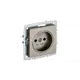 Розетка встраиваемая Iek Brite BR-R13-10-K37 со шторками цвет шампань