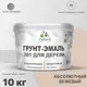 Грунт-эмаль 3 в 1 для деревянных поверхностей Malare Wood Wood_ГЭд_г_7 антисептическая быстросохнущая полуглянцевая цвет абсолютный бежевый 10 кг