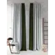 Комплект штор на ленте At Home Рикао блэкаут 150x270 см цвет черный/зеленый AA213123-270
