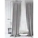 Комплект штор на ленте At Home Абарэ бархат 200x250 см цвет серый AA215000