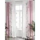 Комплект штор на ленте Helga Маниферс репс 220x250 см цвет белый/розовый HH545051