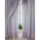 Комплект штор на ленте Helga Римкорн блэкаут 150x260 см цвет серый/фиолетовый HH526136