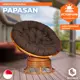 Кресло-качалка с подушкой TetChair 13747 Papasan цвет охра