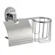 Держатель для туалетной бумаги Savol S-L07051 цвет хром
