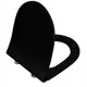 Сиденье для унитаза Vitra 00000136420 с микролифтом цвет черный