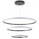 Светильник подвесной светодиодный Zortes Ringolight Zrs.33320.120c 60 м² нейтральный белый свет цвет белый, антрацит