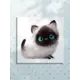 Картина без рамки Postermarket Котенок 40x40 см