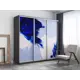 Шкаф-купе фотопечать Мебельная Компания Е1 3 дверный 220x180x45 см 9 полок ЛДСП цвет серый 45ef1010_180_dm