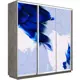 Шкаф-купе фотопечать Мебельная Компания Е1 3 дверный 220x180x60 см 9 полок ЛДСП цвет бетон ef1010_180_bt