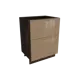 Напольный шкаф МС Валерия 2 дверцы и ящиками 60x81.60x47.80 см фасад капучино МДФ каркас дуб ЛДСП Сурская мебель