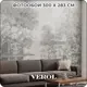 Фотообои 3D на стену флизелиновые Verol Пейзаж винтажный 300x283 см 8.49 м2 виниловые водостойкие обои для кухни моющиеся