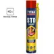 Пена монтажная бытовая Tytan STD Эрго 45 всесезонная 750 мл