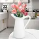 Ваза Elan gallery керамика цвет белый 22 см