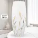 Ваза Elan gallery стекло цвет серебристый/белый/золотистый 26 см