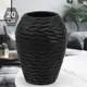 Ваза Elan gallery керамика цвет черный матовый 20 см