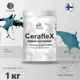 Краска для стен влажных помещений керамической кафельной плитки Malare Ceraflex Latex быстросохнущая матовая цвет перо павлина 1 кг