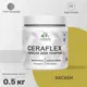 Краска для стен влажных помещений керамической кафельной плитки Malare Ceraflex Latex быстросохнущая полуглянцевая цвет васаби 0.5 кг