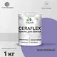 Краска для стен влажных помещений керамической кафельной плитки Malare Ceraflex Latex быстросохнущая полуглянцевая цвет фиалковый 1 кг