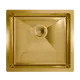 Мойка для кухни врезная Floracio F.4844.GDD 48x44 см глубина чаши 21.5 см нержавеющая сталь цвет золото