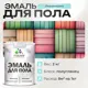 Эмаль для пола Malare Professional износостойкая быстросохнущая полуглянцевая цвет аквамарин 2 кг