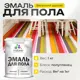 Эмаль для пола Malare Professional износостойкая быстросохнущая полуглянцевая цвет весенний адонис 1 кг