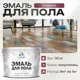 Эмаль для пола Malare Professional износостойкая быстросохнущая полуглянцевая цвет византия 10 кг