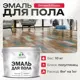 Эмаль для пола Malare Professional износостойкая быстросохнущая полуглянцевая цвет винный бордо 10 кг