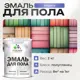 Эмаль для пола Malare Professional износостойкая быстросохнущая полуглянцевая цвет индиго 2 кг