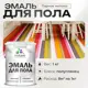 Эмаль для пола Malare Professional износостойкая быстросохнущая полуглянцевая цвет парное молоко 1 кг