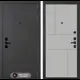 Входная дверь Лабиринт Акустик П-21 правый 205х96см грей софт/металлмуар серый