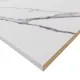 Кухонная столешница Slotex Calacatta Borghini 1800x600x27 см ЛДСП цвет белый/серый
