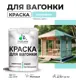 Краска для дерева Malare Wood антисептическая быстросохнущая матовая цвет аквамарин 2 кг