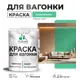 Краска для дерева Malare Wood антисептическая быстросохнущая матовая цвет снежная мята 1 кг