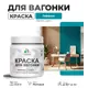 Краска для дерева Malare W_вагонка_281 Wood антисептическая быстросохнущая матовая цвет тиффани 0.5 кг