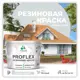 Краска резиновая Malare ProfleX Latex для фасадов интерьера мебели кровли цоколей быстросохнущая матовая цвет светло-серый 10 кг