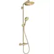 Душевая система HANSGROHE Croma Select S 80 1jet Showerpipe 26890990 цвет золото
