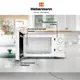 Отдельностоящая микроволновая печь Hebermann FS MWO M 20.01 WH 20 л 46.6x26.8x36.2 см цвет белый