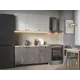 Кухонный гарнитур Нк-мебель Деми 150x210x60 см ЛДСП цвет серый