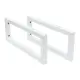 Кронштейны Ironweld 45x20 см для столешниц раковин и полок цвет белый