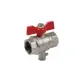 Кран шаровой прямой Sanext 5907 DN25 PN40 1" ВР латунь ручка бабочка