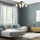 Люстра на штанге Escada Madison 1151/6p 6 ламп 12 м² цвет черный