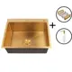 Мойка для кухни Big House HD6252G-KD 52x62 см глубина чаши 21 см нержавеющая сталь цвет золото