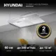 Вытяжка Hyundai HFH 6130 IX 59.5 см цвет серый/серебристый
