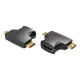 Адаптер-переходник Vention HDMI 19F/Mini HDMI+Micro HDMI AGFB0