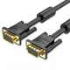 Кабель Vention VGA 15M/15M с 2 ферритовыми фильтрами 2 м DAEBH