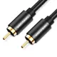 Кабель Vention аудио RCA M/RCA M 1 м черный VAB-R09-B100