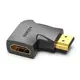 Адаптер-переходник Vention HDMI v2.0 19M/19F угол 90 AIPB0