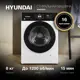 Стиральная машина Hyundai Wme8202 59.8x84.5x53.5 см 8 кг цвет белый