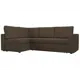 Диван Лига Диванов Оливер 102075L 232x93x154 см рогожка цвет коричневый