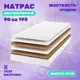 Матрас Джангл Хеппи 90x195 см беспружинный, односпальный